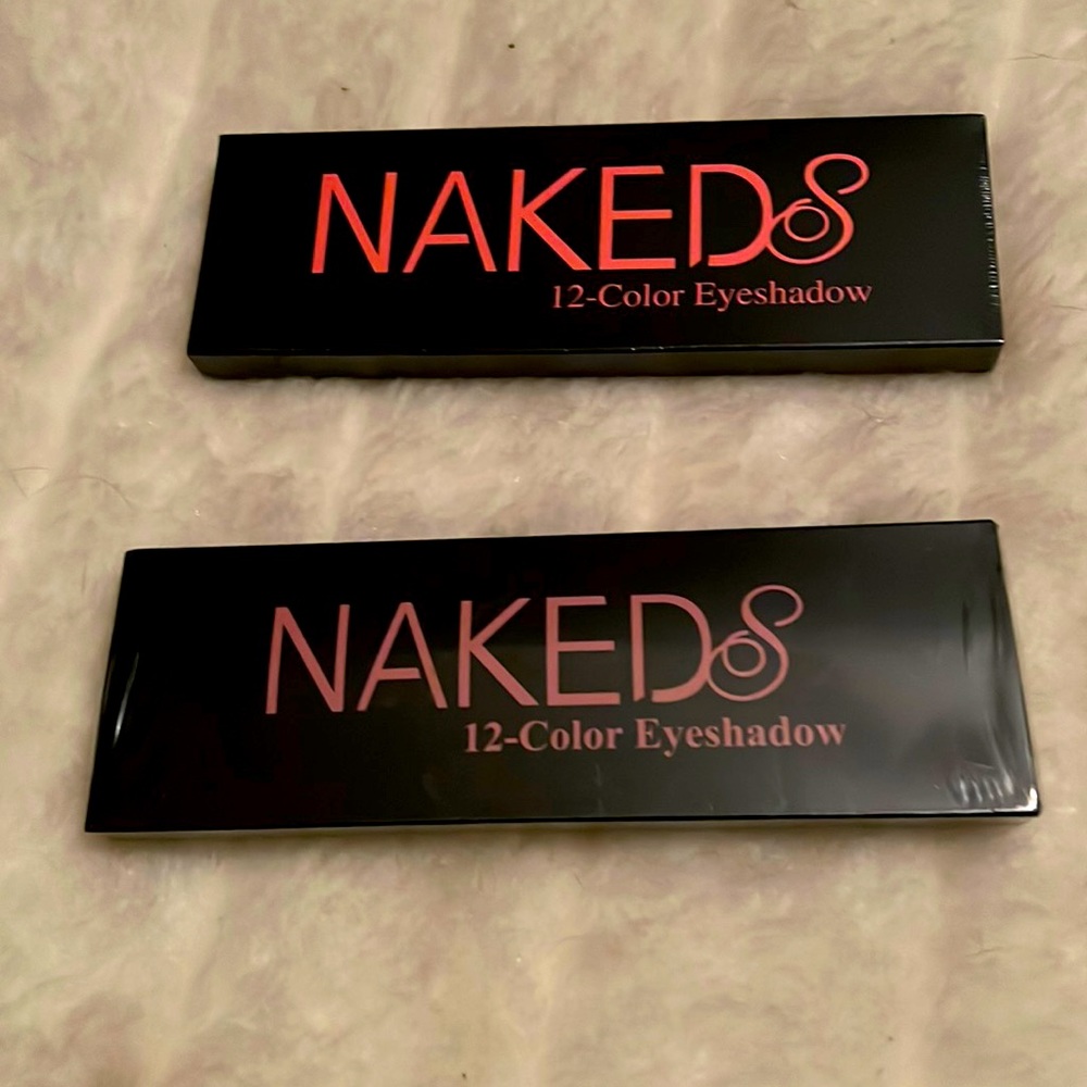 2 Pack 12 Colors Eyeshadows Palette: Matte + Shimmer